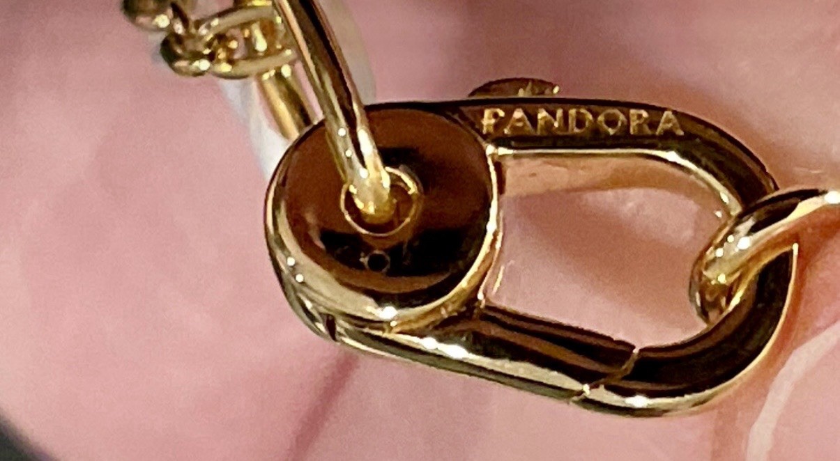 AUTHENTIC PANDORA ME Gold Plated Double Link Chain Necklace 17.7in MET ALE