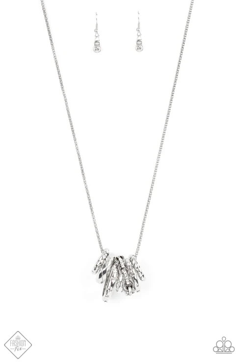 paparazzi white necklace