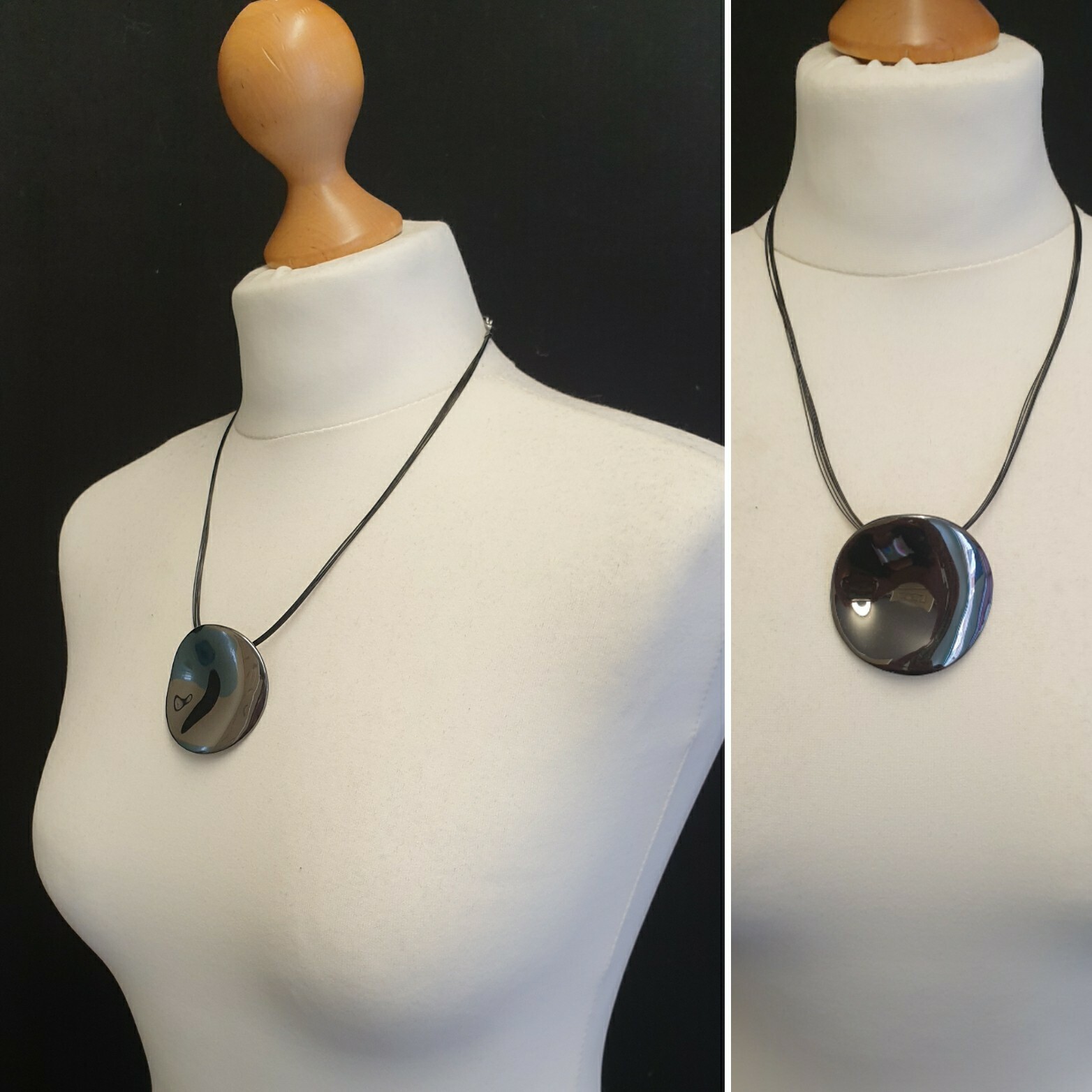 ASYMMETRIC PENDANT NECKLACE COSMIC MULTI STRAND STRING COSTUME JEWELLERY