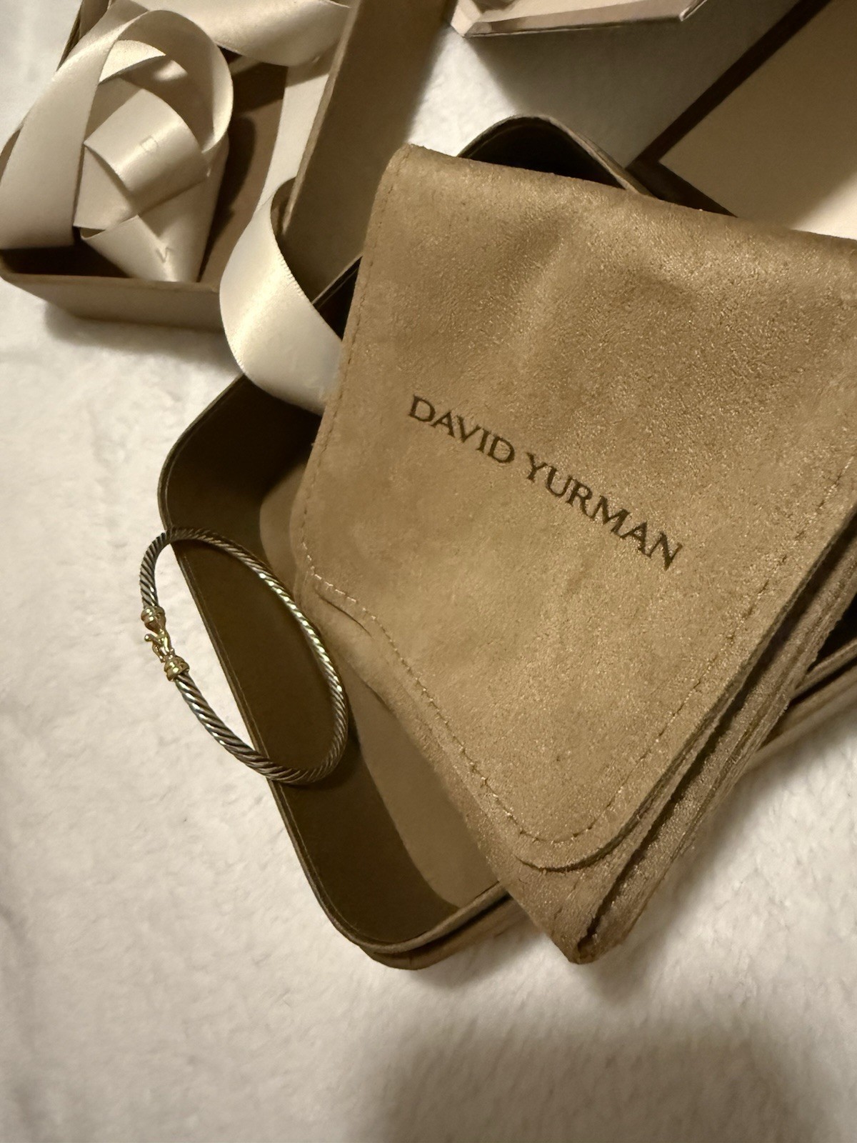 David Yurman MICRO CABLE FLEX® BUCKLE BRACELET size S