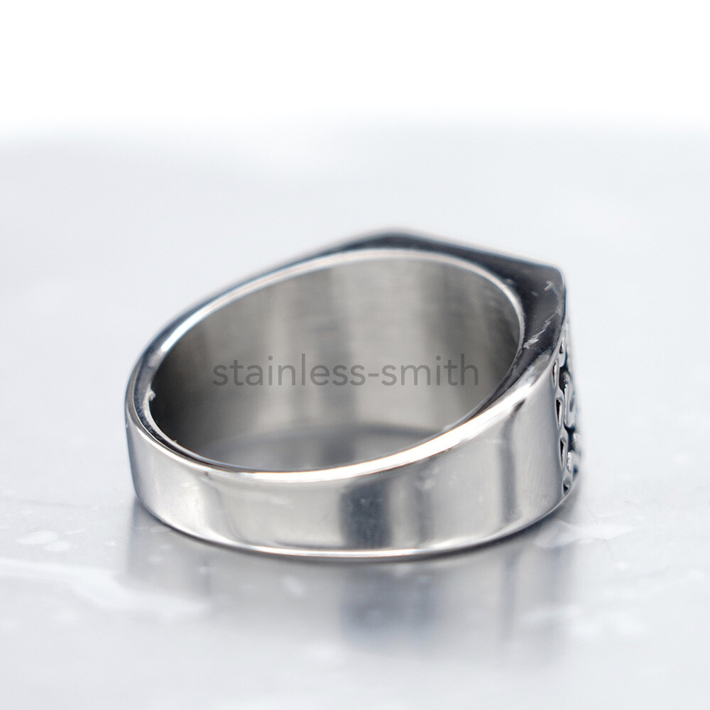 Friendship Mens Womens Irish Celtic Love Triquetra Trinity Knot Claddagh Ring