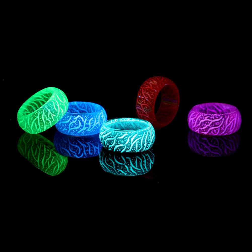 Luminous Glow Ring Glowing In The Dark Jewelry Rings For Women Men Gift