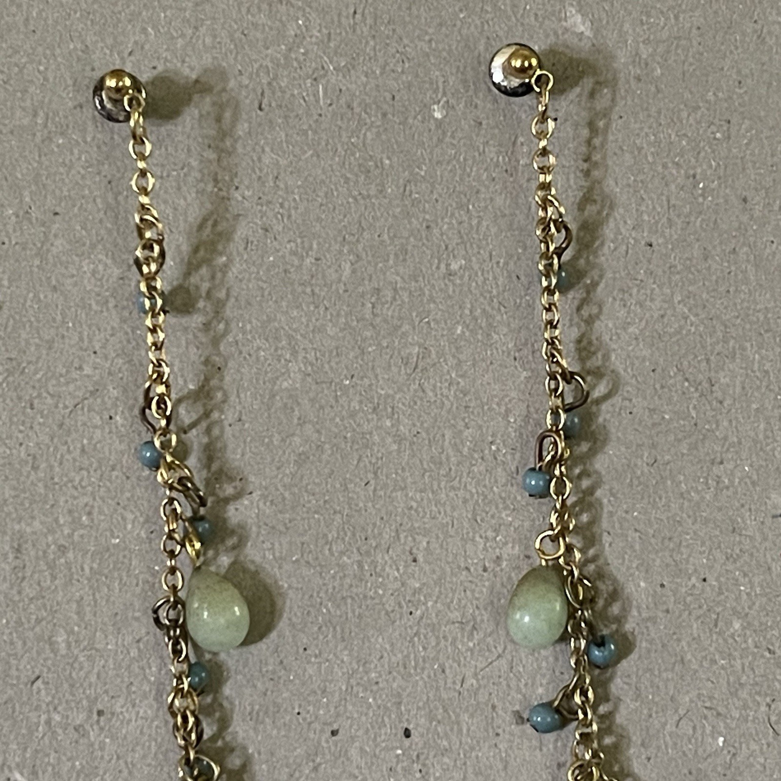 Earrings, Dangle Drop, Beaded