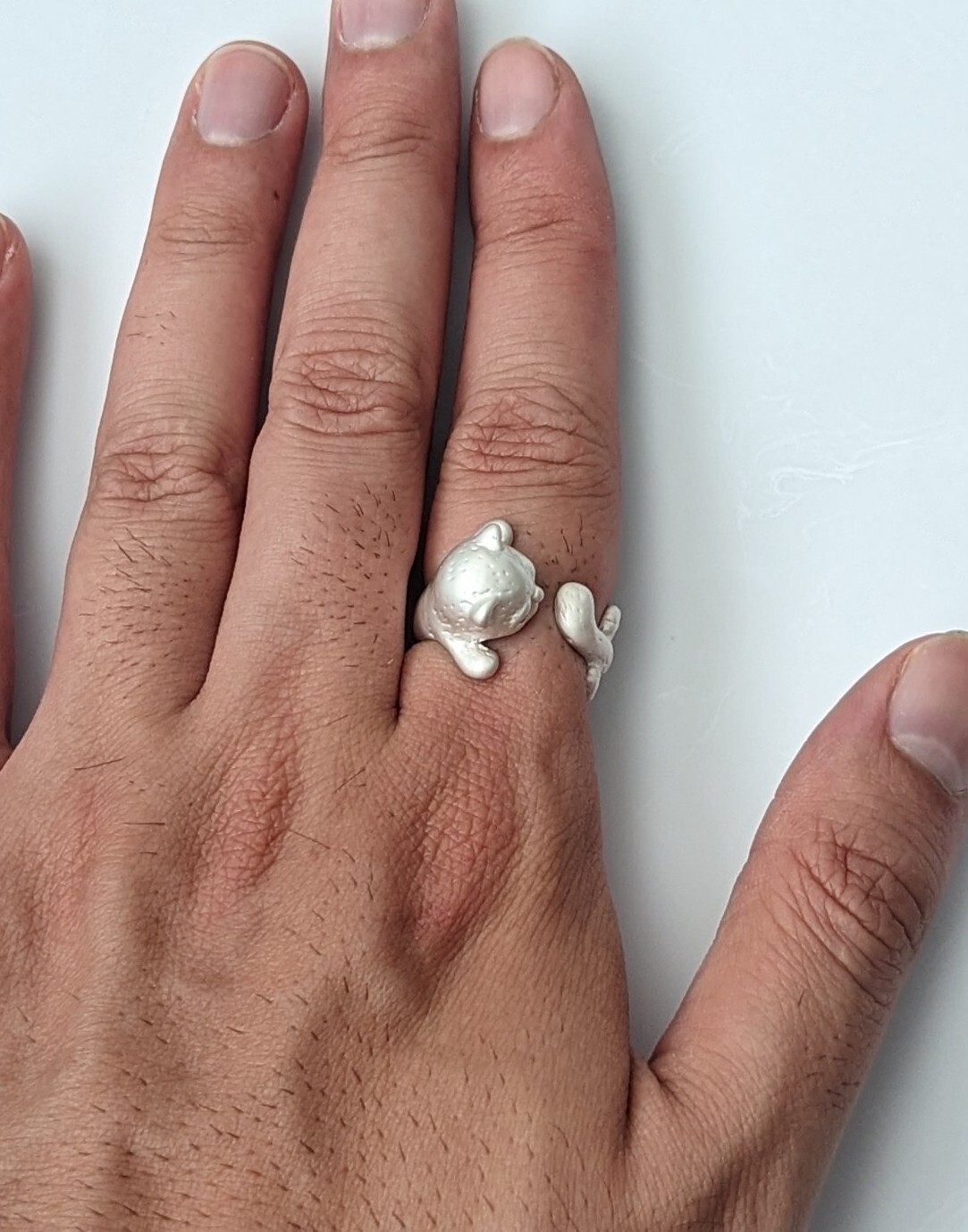 New Ring Unisex Style Cute Cat Open Ring Simplicity Fashion Jewelry Adjustable