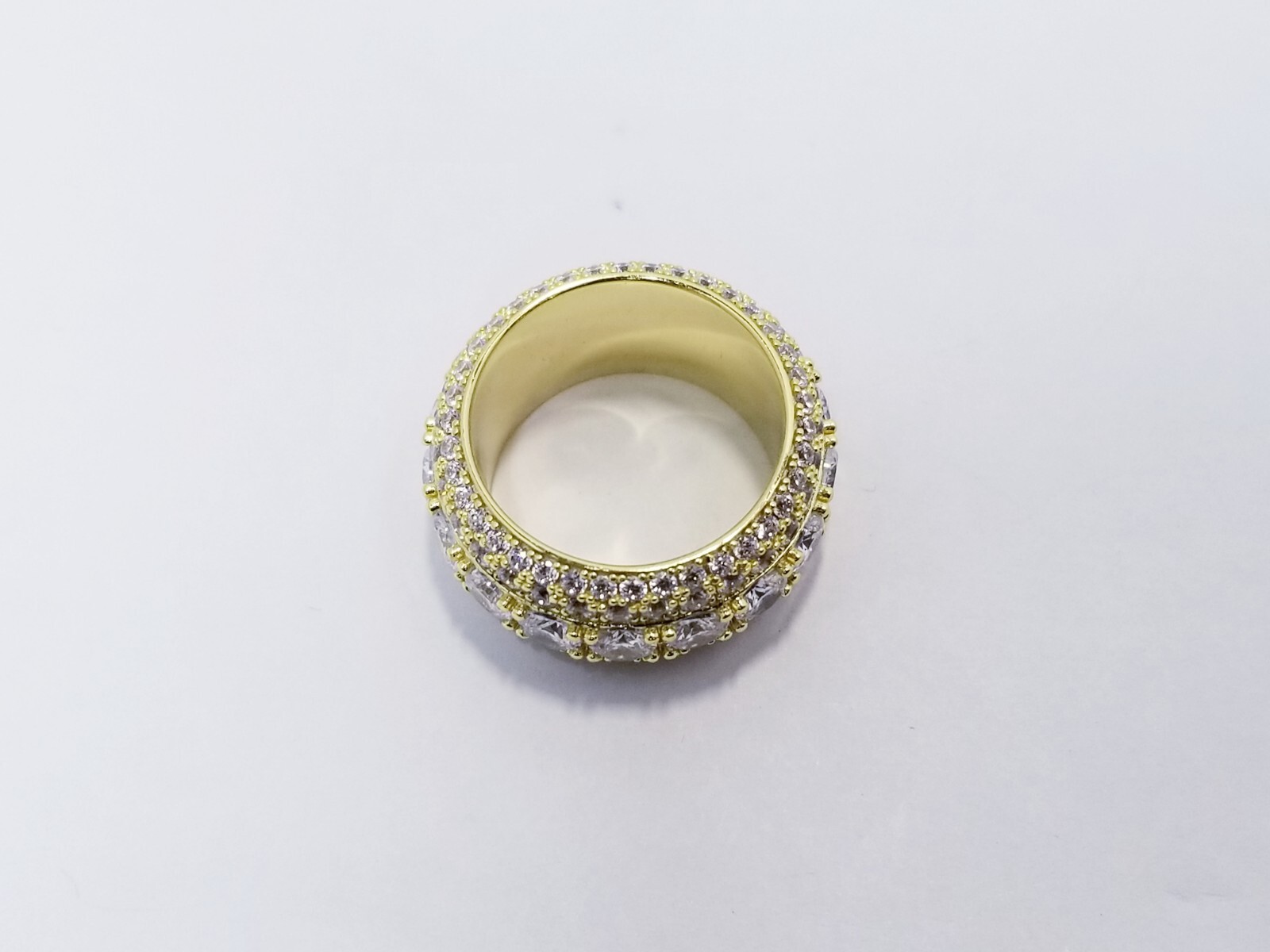 GLD Shop 5 Layer Cubic Zirconia Band Ring Sz 6.5