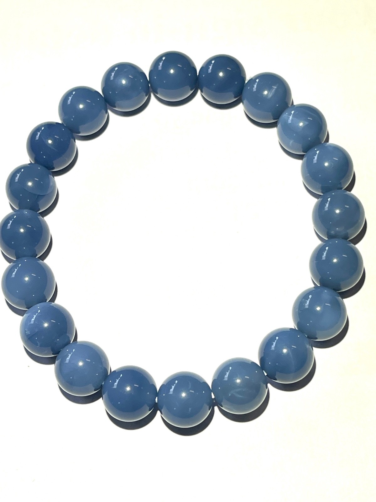 Owyhee Blue Opal Rare Natural Bead Crystal Gemstone 9mm