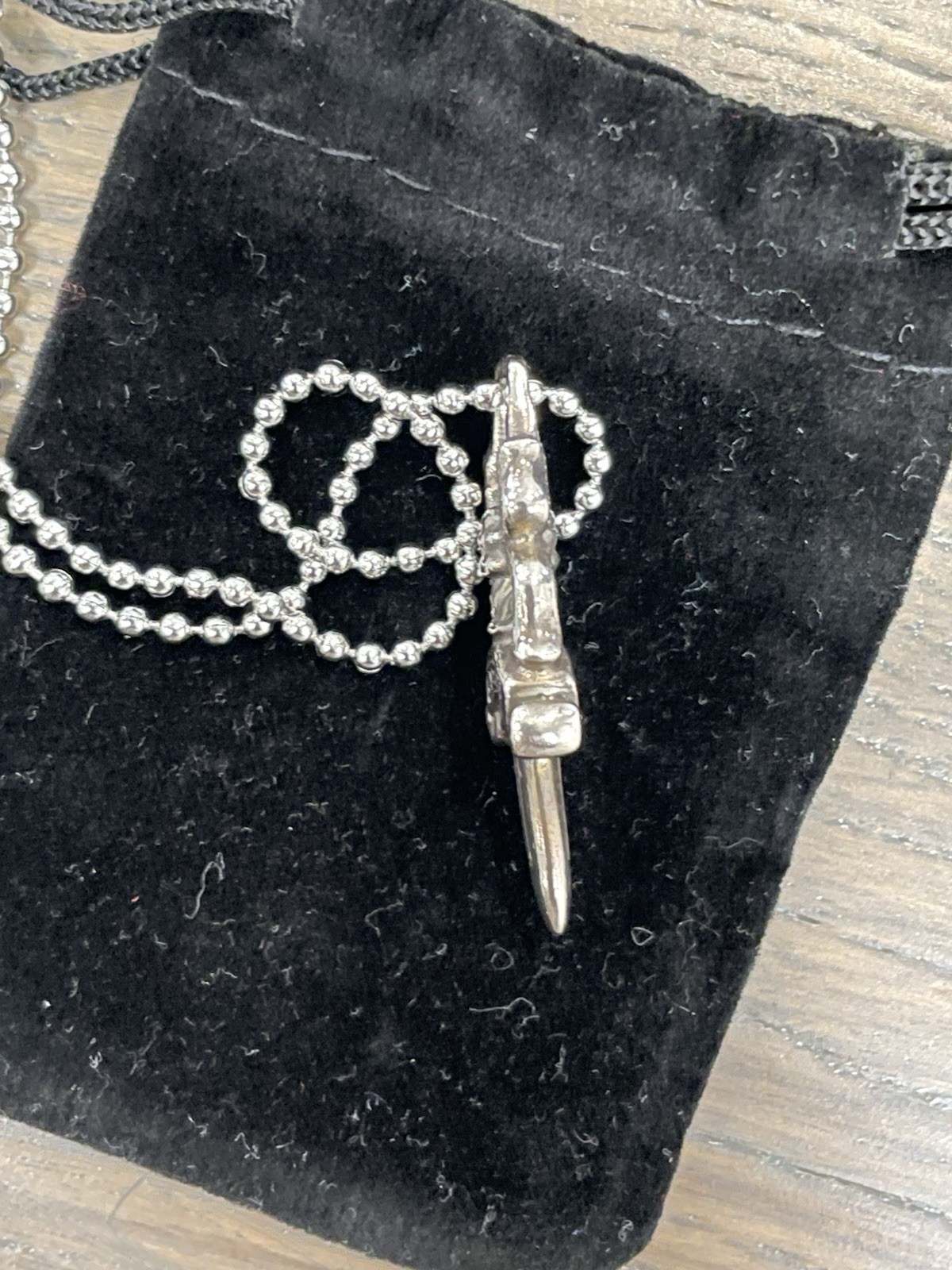 Chrome Hearts Dagger Zipper Pendant