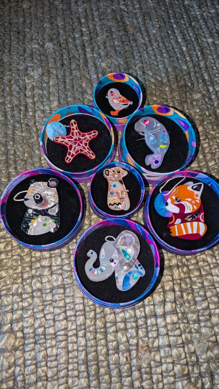 ERSTWILDER BROOCHES