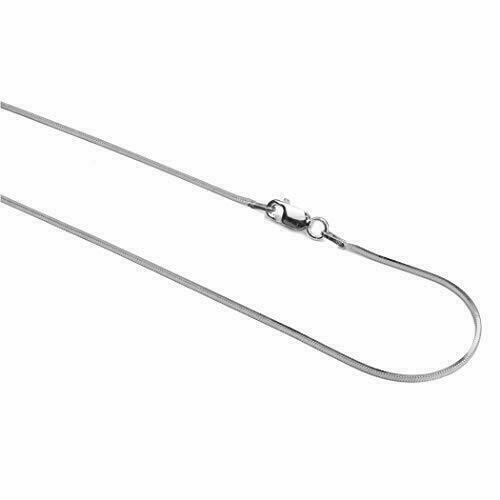 Men&Women’s 925 Sterling Silver Tarnish-Free Italian Snake Chain Necklace 16-24″