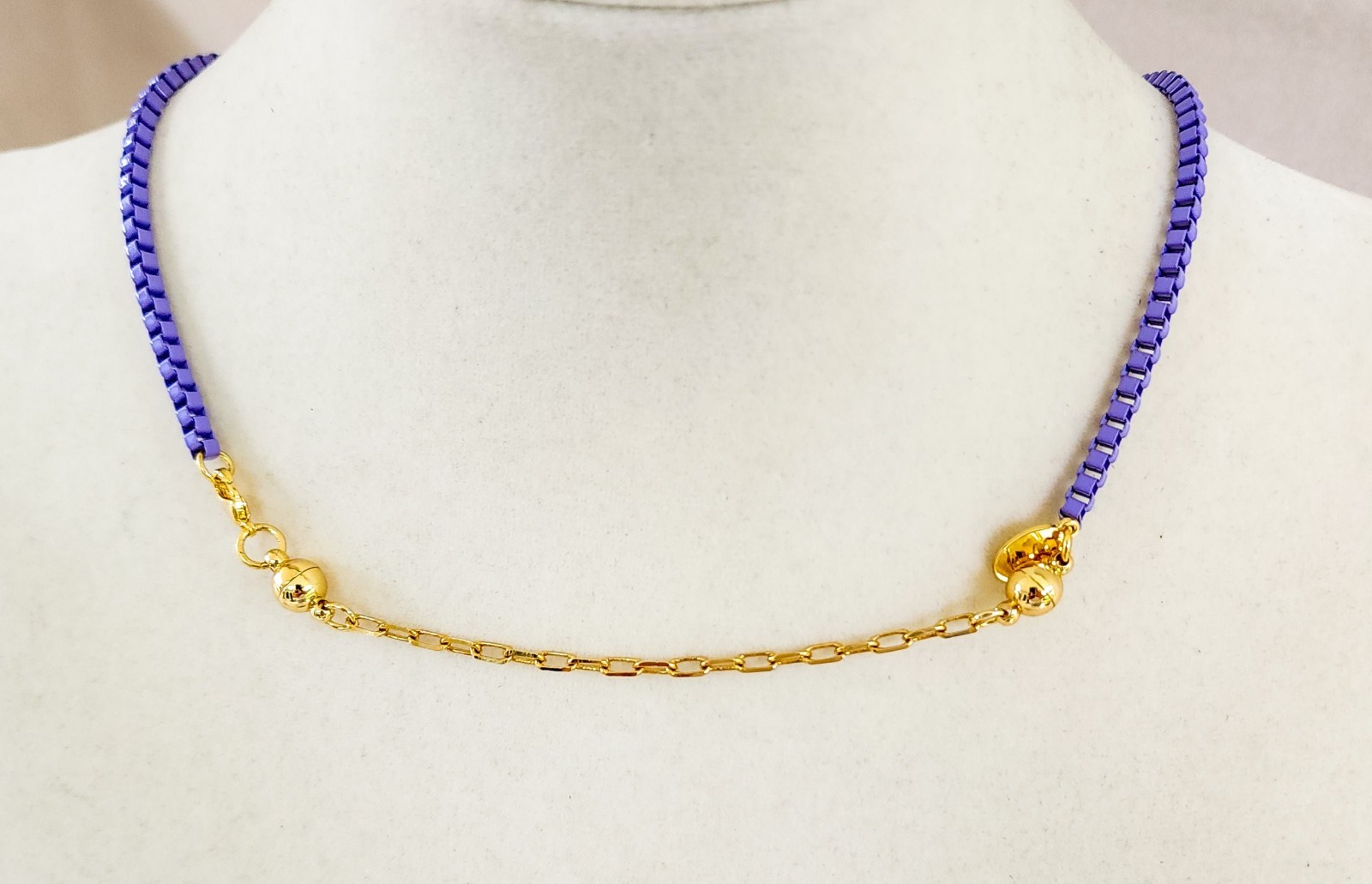 Melania Clara Necklace Lot Of 6 Color Enamel Gold Plated Multi Color Variety
