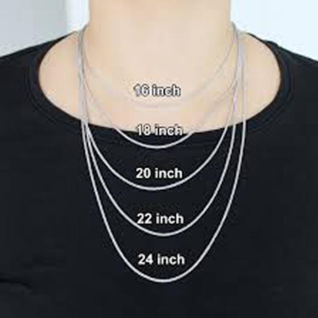 Gold Men Necklace Chain Snake Rolo Cable Curb Link Stainless Steel 24″ w/18K Tag