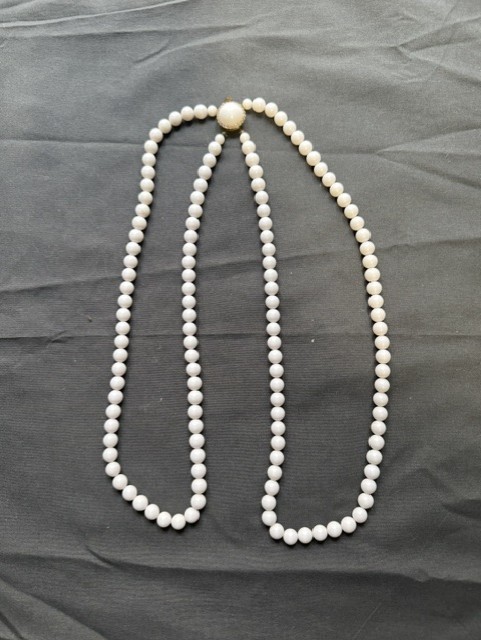 Set of 3 Vintage Plastic Beaded Necklaces 16″, 22″, and 24″