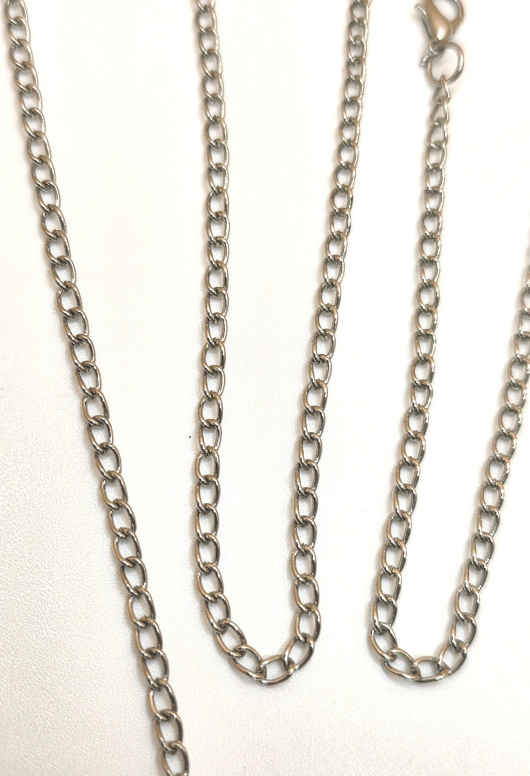 27-inch Silver Tone Estate Chain With Open Work Bar And Chain Tassel
