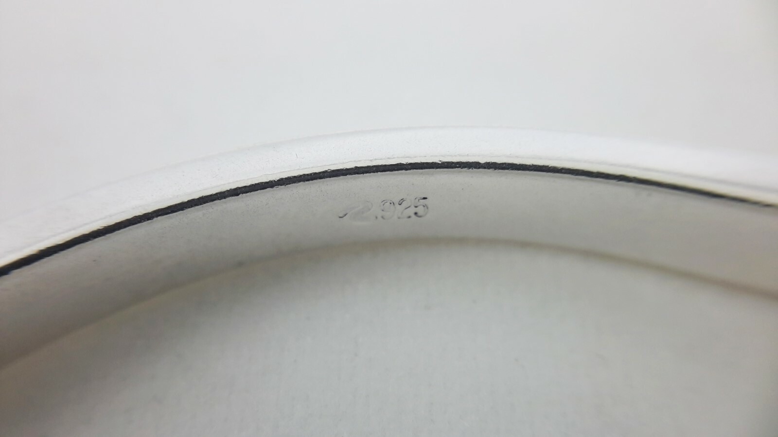 Flat Cuff Bracelet, 925 Sterling Silver, 4 x 2 mm Blank Plain Bangle .16″ x .08″