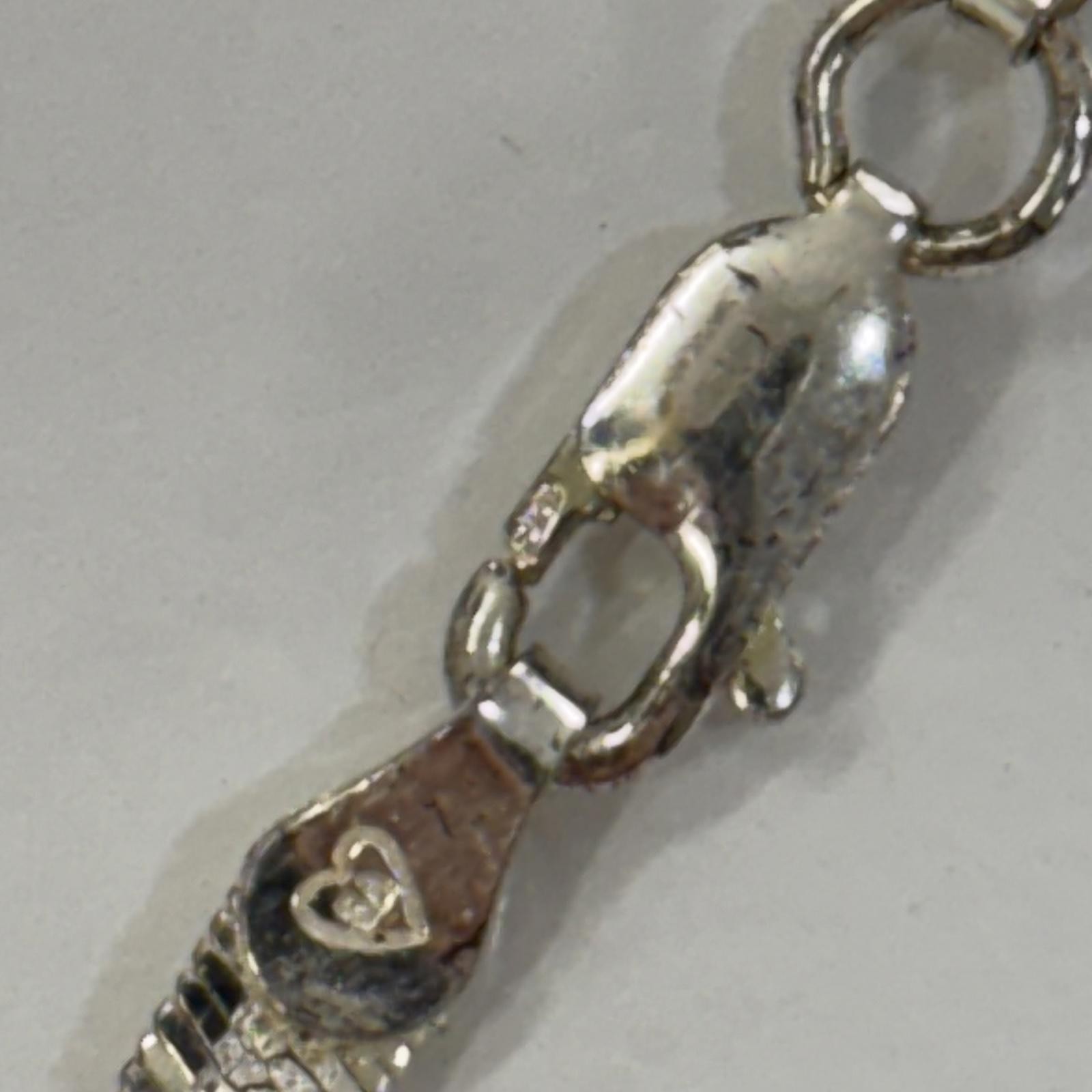 Sterling twisted herringbone chain