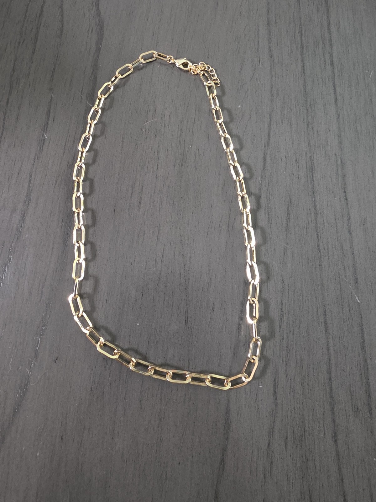 Paperclip Chain Gold Plated