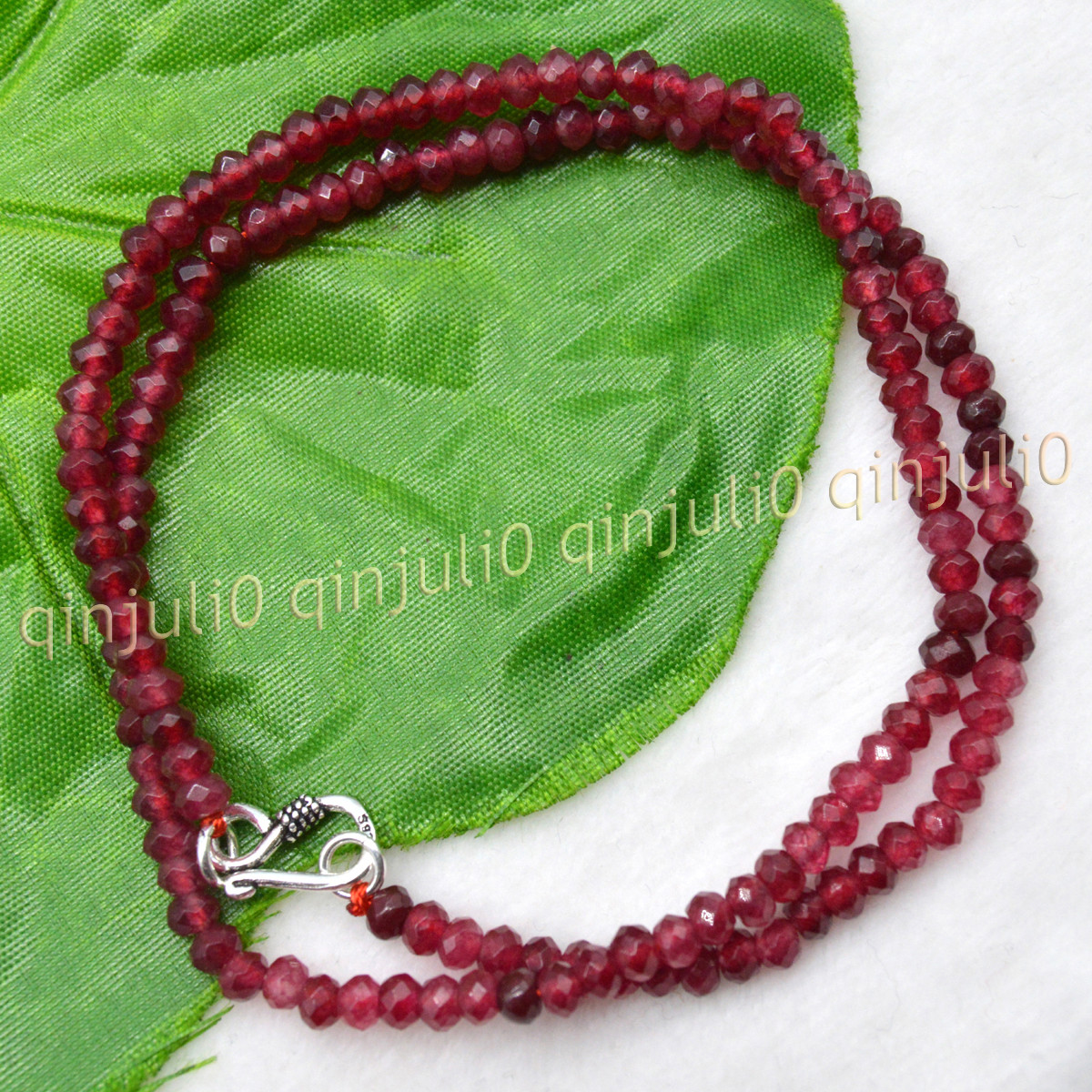 Multicolor 2x4mm Faceted Assorted Gemstones Jade Rondelle Beads Necklace 16-36”