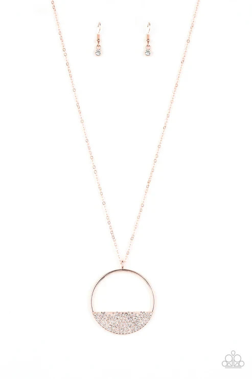paparazzi rosegold necklace