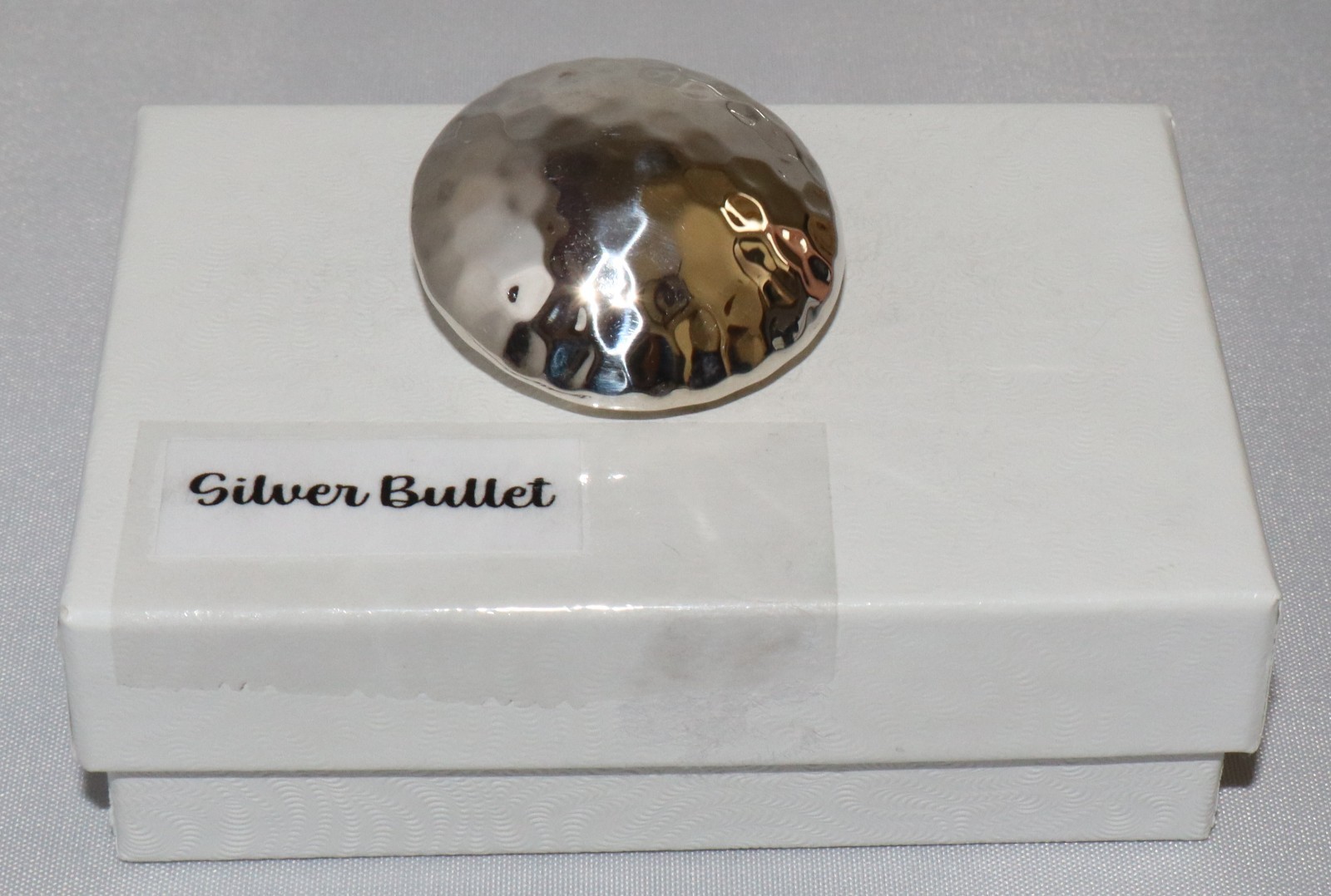 Silpada Sterling Silver Hammered Puffy Sphere Pendant S1643