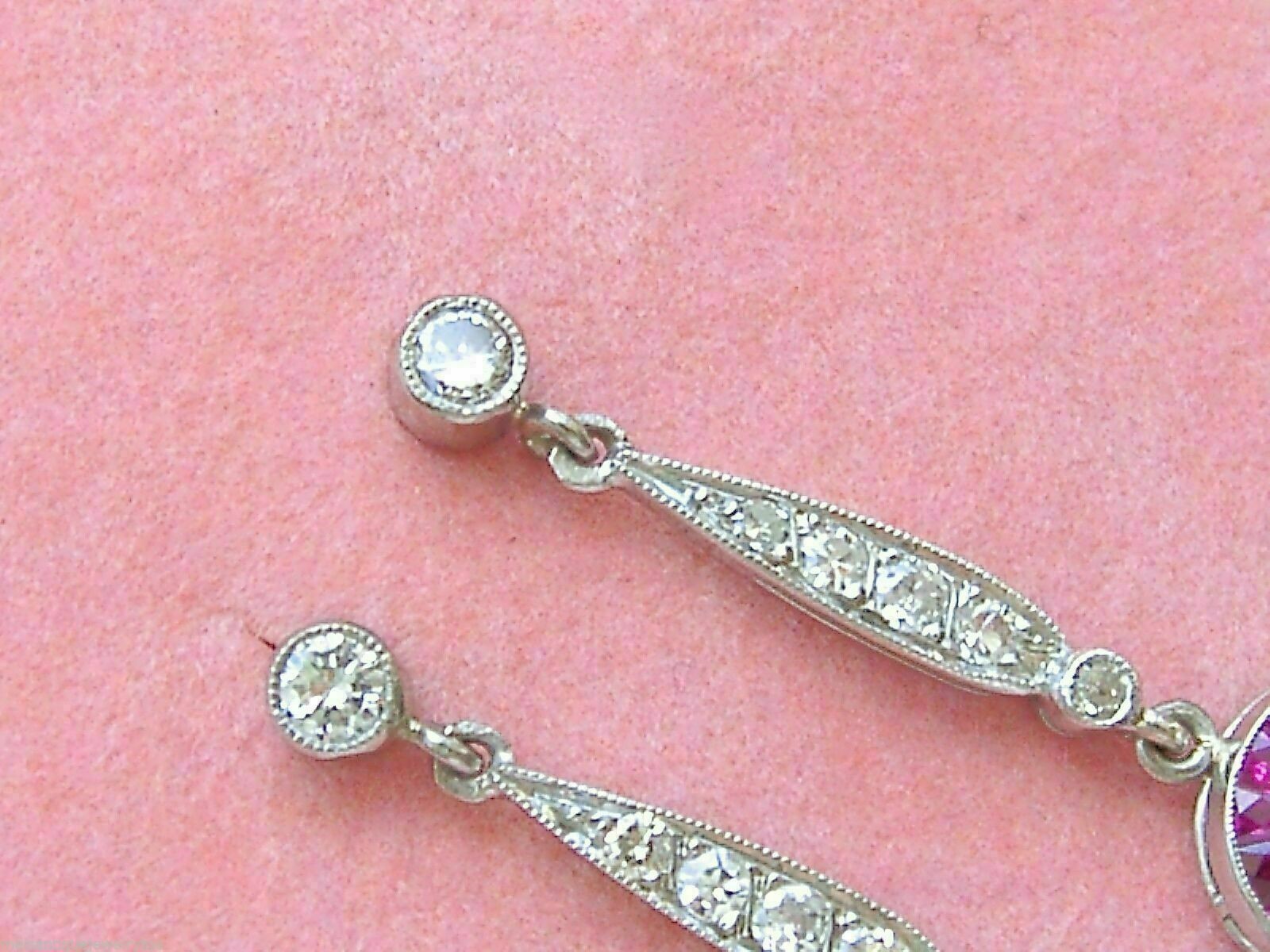 2Ct Round Cut Simulated Diamond Drop Stunning Earring In 14K White Gold Plated