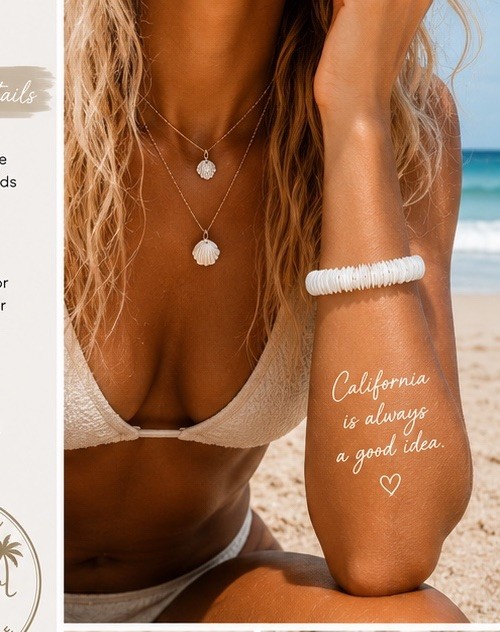 White Shell Chip Stretch Bracelet Beach Coastal Boho Jewelry CaliGirl by CJ