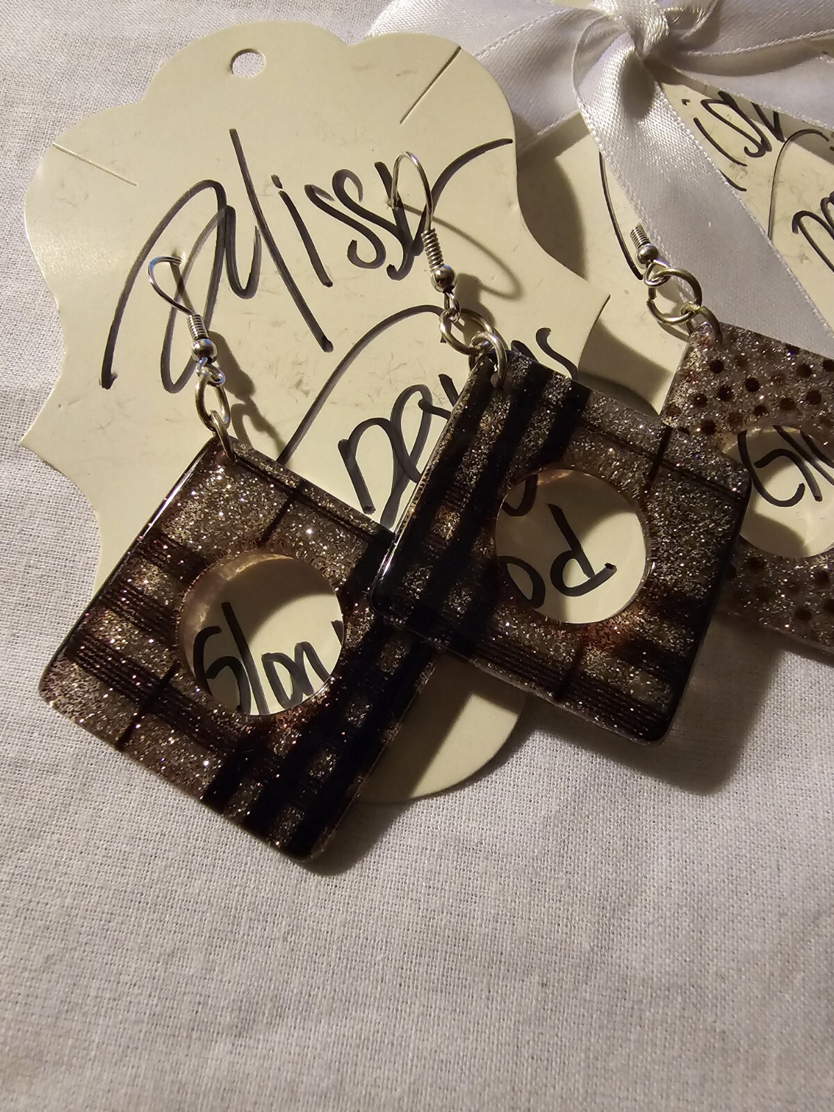Earrings , 2 sets, handmade , 2 for the price of one