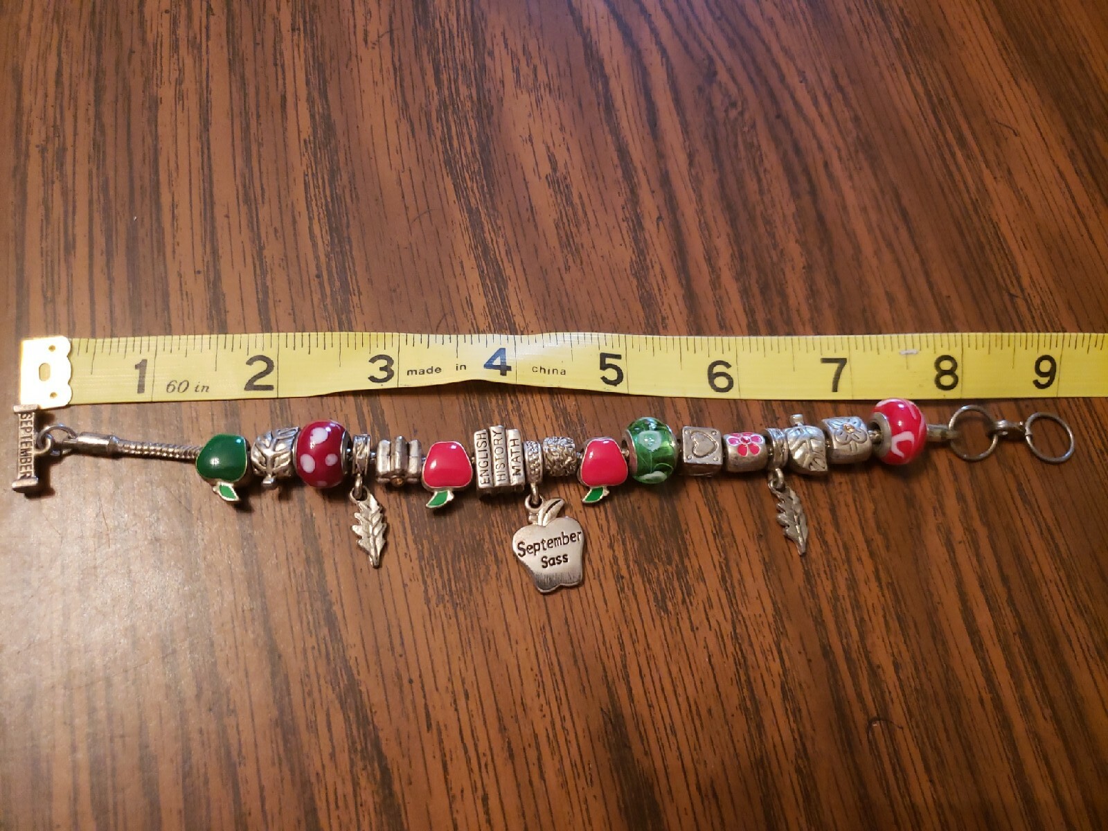 Willabee and Ward Monthly Charm Bracelet September Sass
