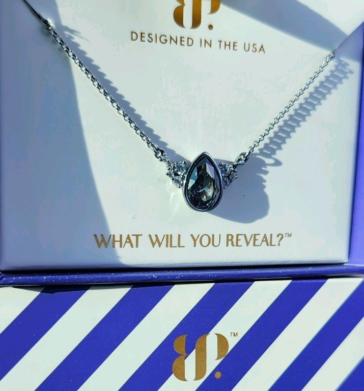 Bomb Party June 2026 “The Leena Necklace” Created Alexandrite, Hematite Plating