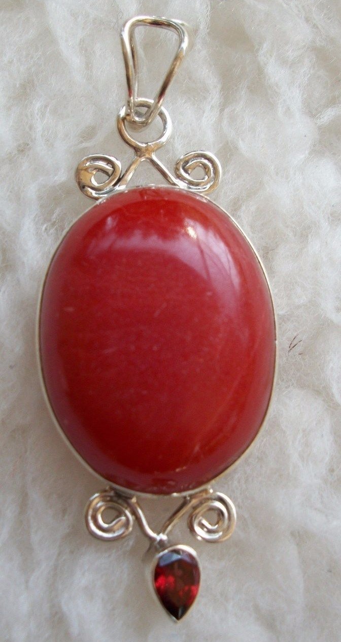 Stone Pendants Lot of 3 Unique Assorted Color Necklace Chains Included New Gifts