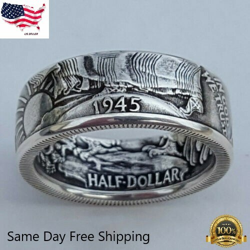 Fashion Silver Plated Rings for Men Jewelry Party Rings Free Shipping Size 6-10