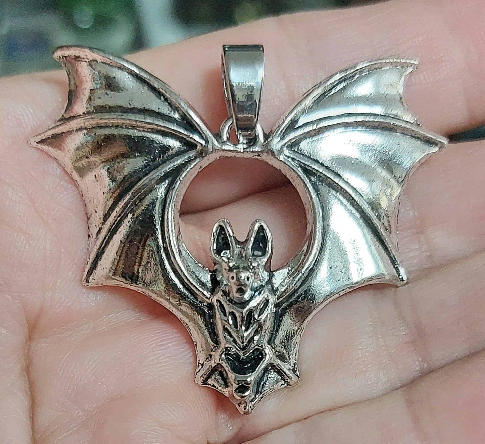 Bat Gothic Halloween Necklace Pendant Women’s Jewelry