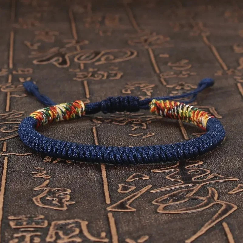 Unisex Tibetan Buddhism Red String Bracelet – Braided Adjustable Lucky Knot