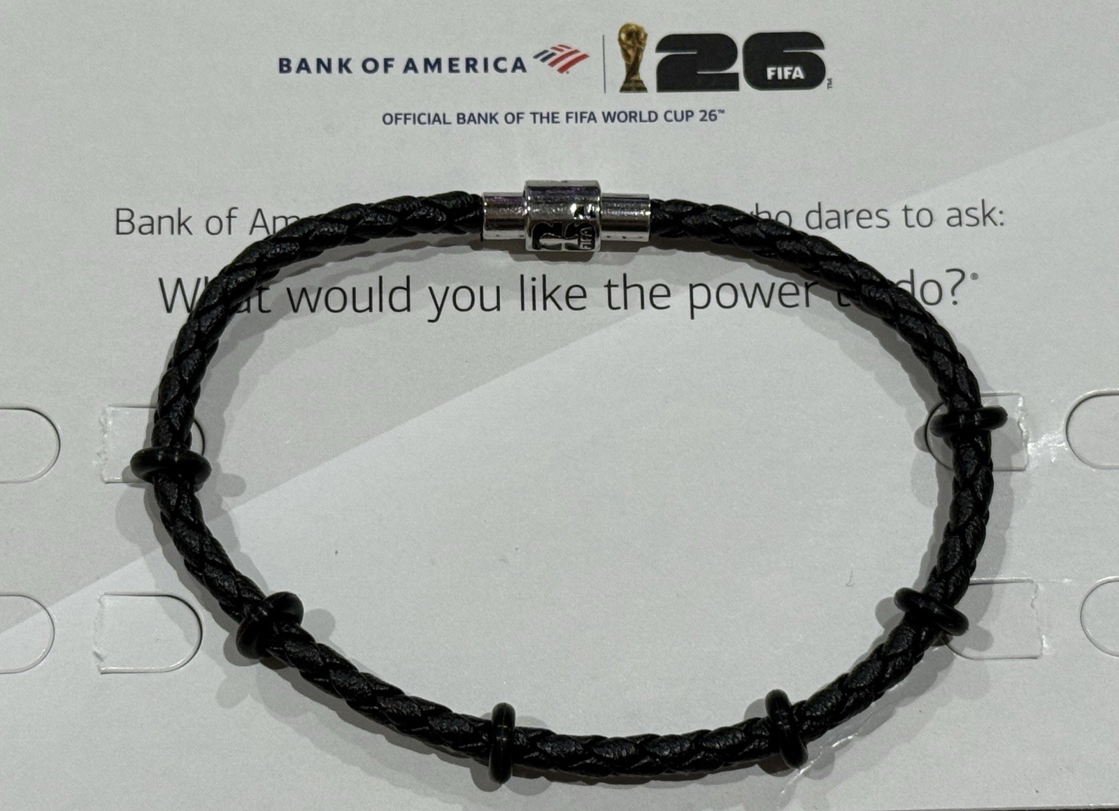 FIFA WORLD CUP 2026 SOUVENIR Bank Of America CHARM BRACELETS (large)