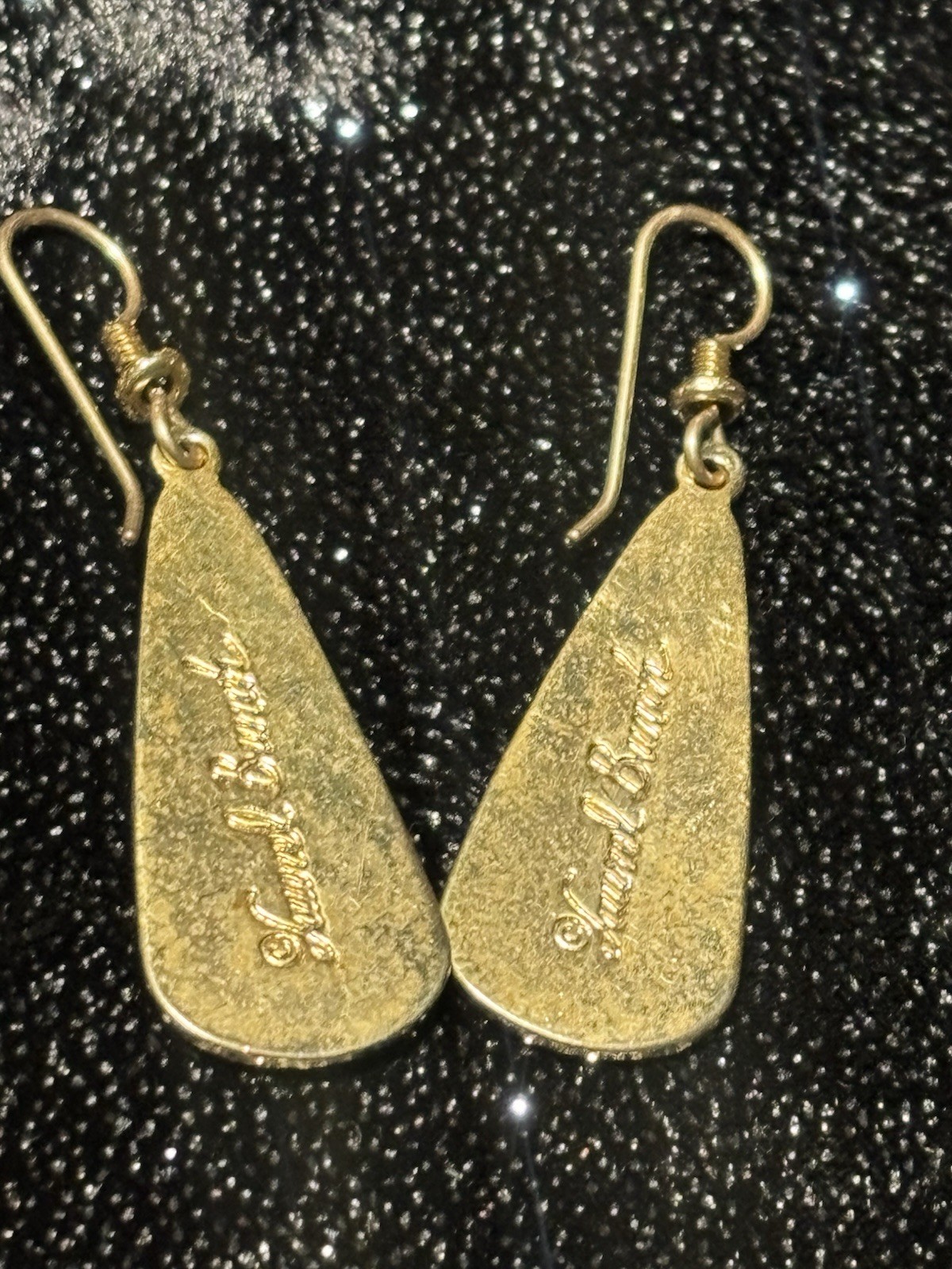 Laurel Burch Blue Teardrop Earrings