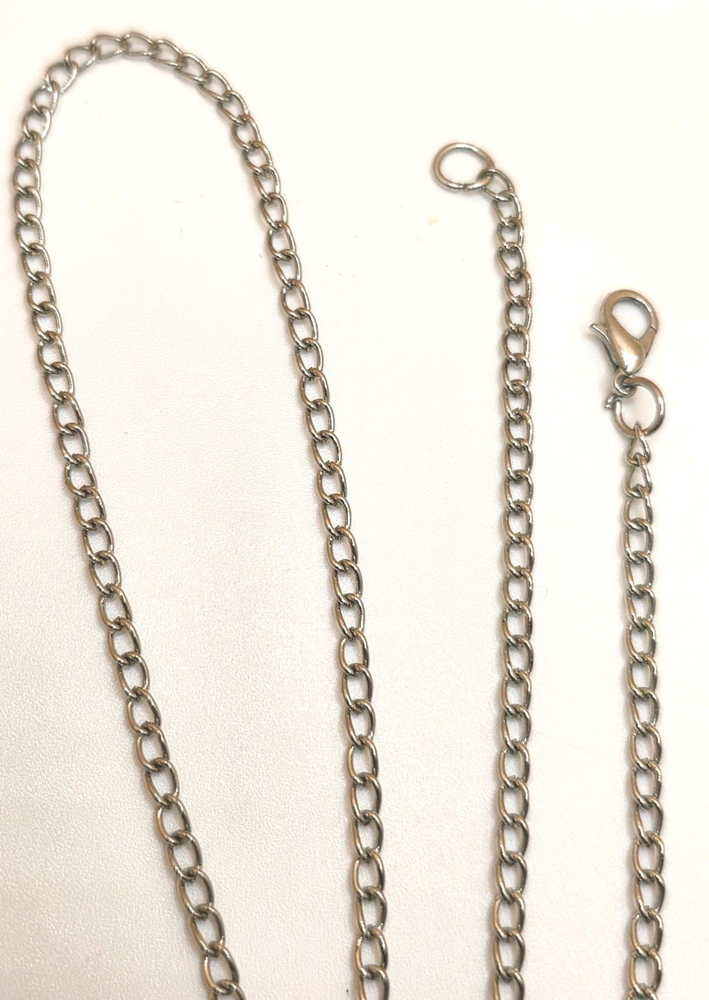 27-inch Silver Tone Estate Chain With Open Work Bar And Chain Tassel