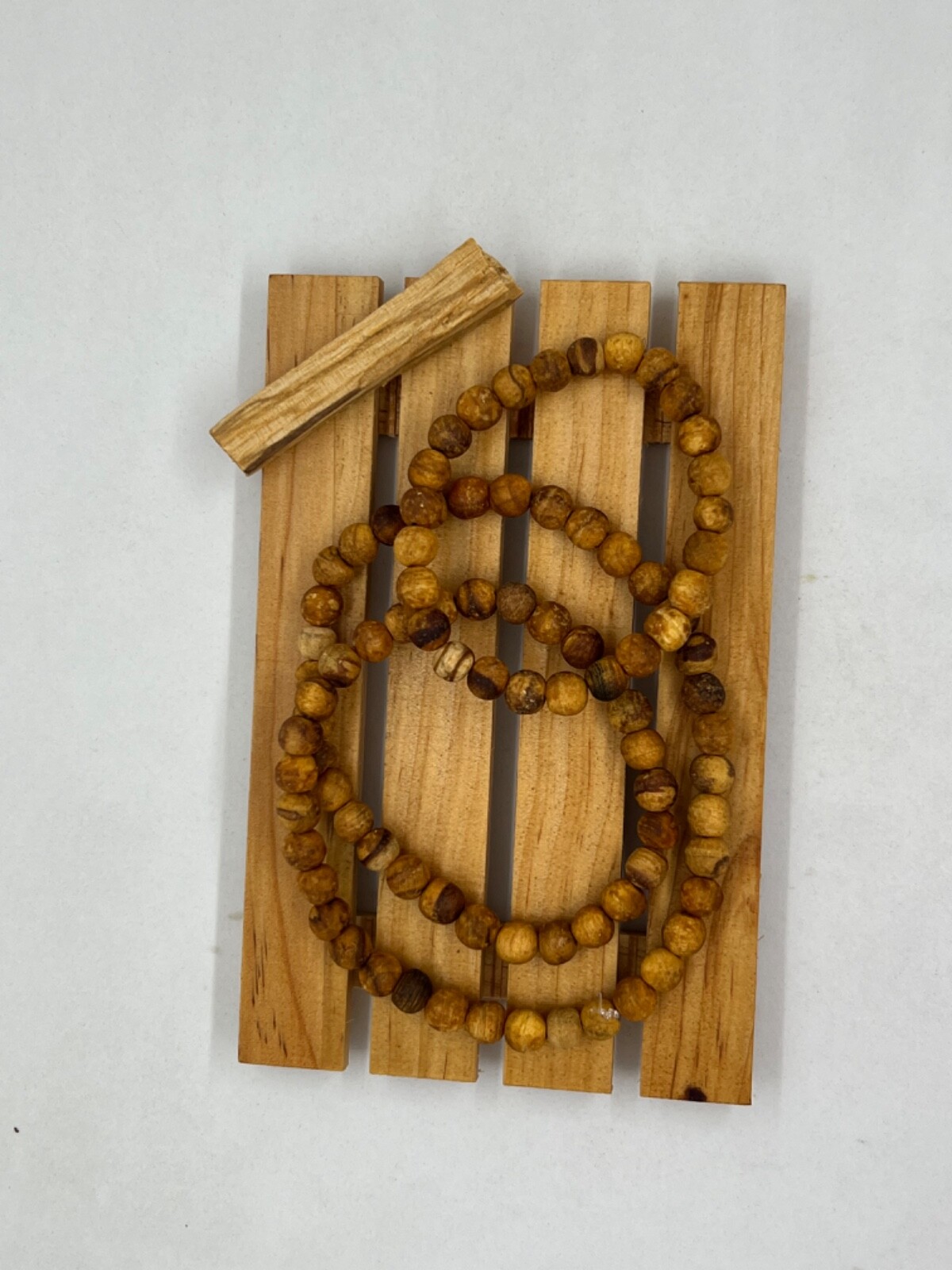 6 mm Palo Santo Wood Beads Bracelet hand-crafted made for meditation, relaxation