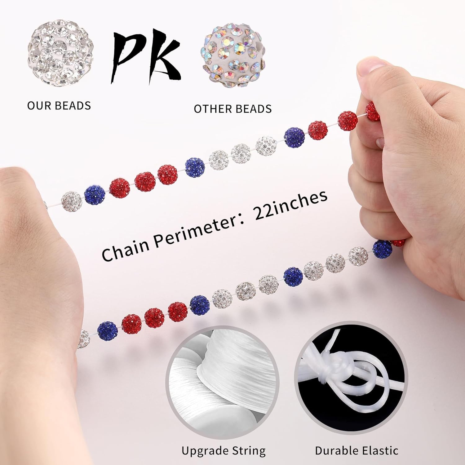 Baseball Beaded Chain Necklace for Men,Bling Ice Collection Baseball Necklace Gi