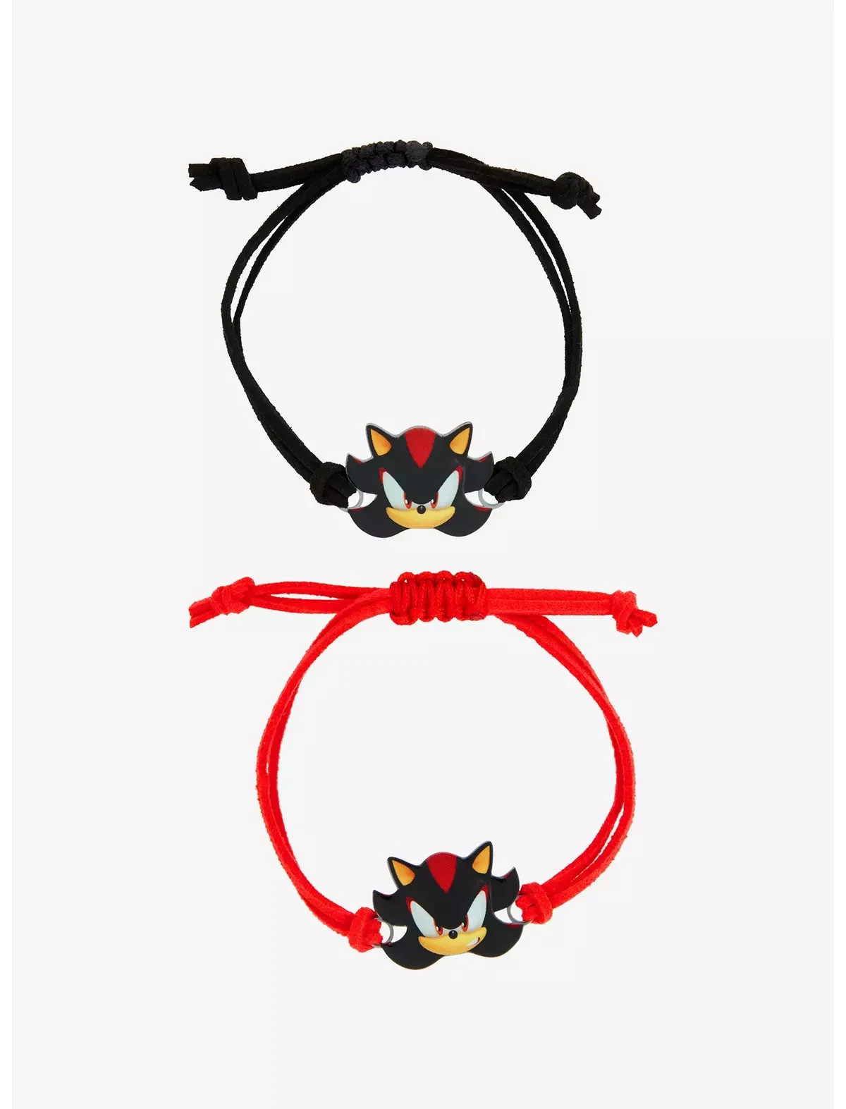 Sonic The Hedgehog Shadow Best Friend Bracelet Set of 2 Bestie Cord Bioworld New