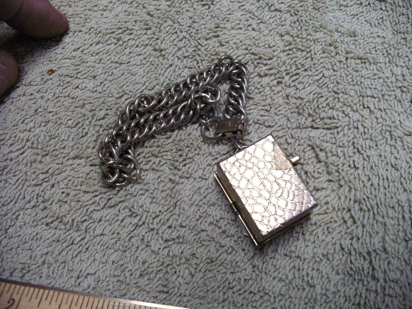 Vintage Bracelet with Box Type Box ,See Pictures , Not sure what its made of