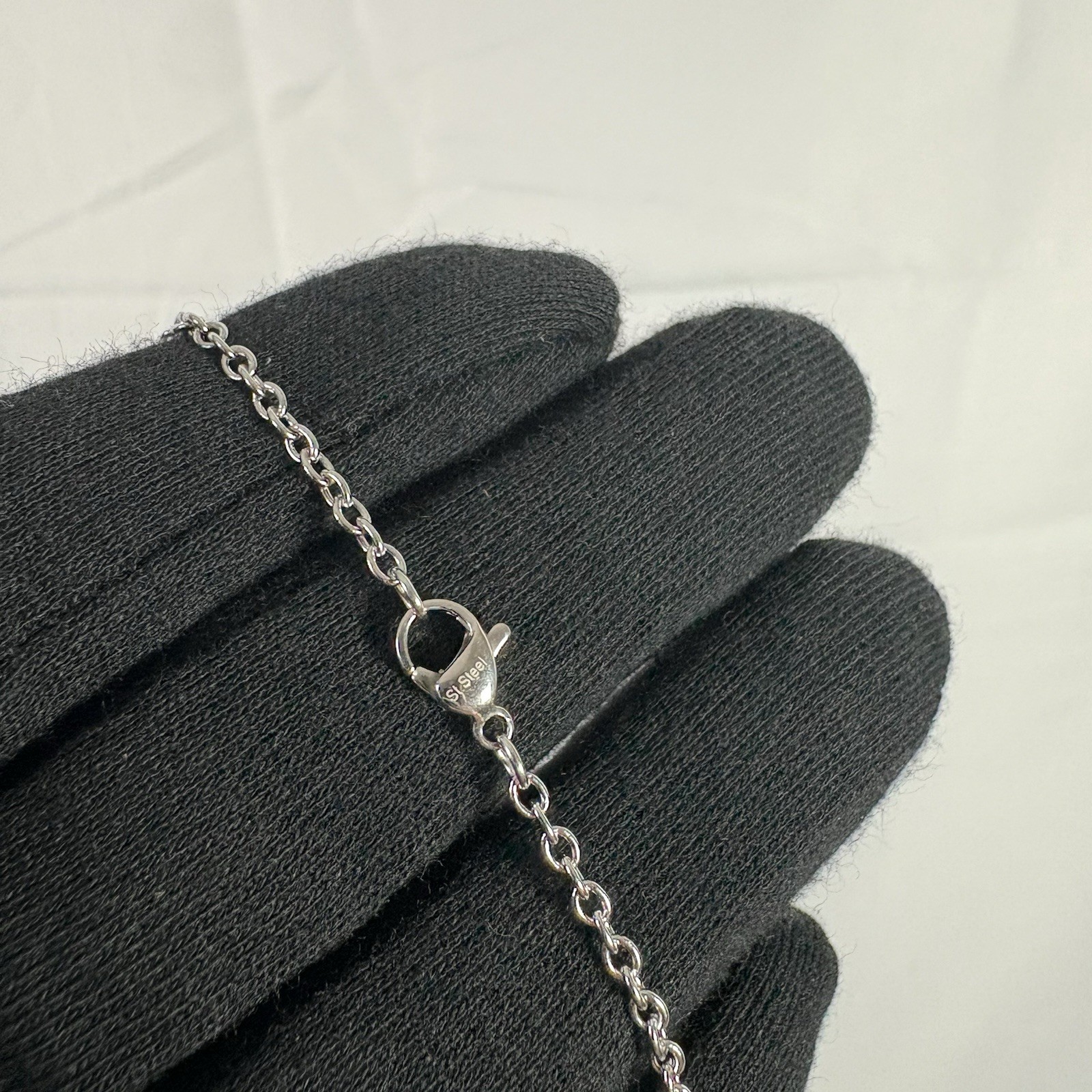 Premium 316L Surgical Stainless Steel Cable Chain 2mm 20” + Cross Pendant