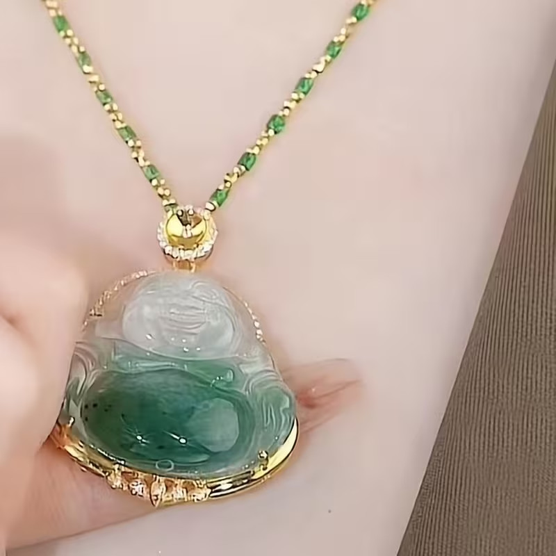 Hot Selling Maitreya Buddha Pendant in Spring and Summer, High-end Feel, Light L