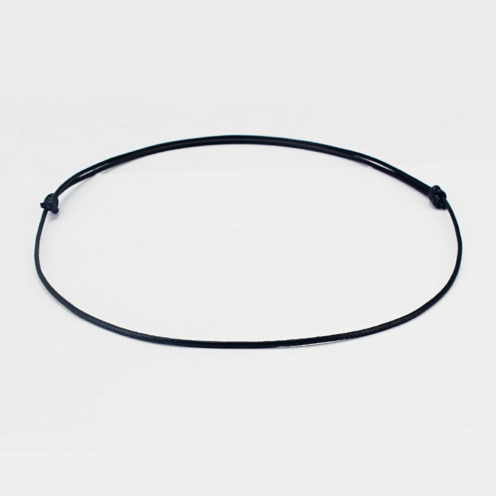 30PCS Handmade Black Korea Waxed Cord Necklace 16-32 inch Adjustable NEW ++