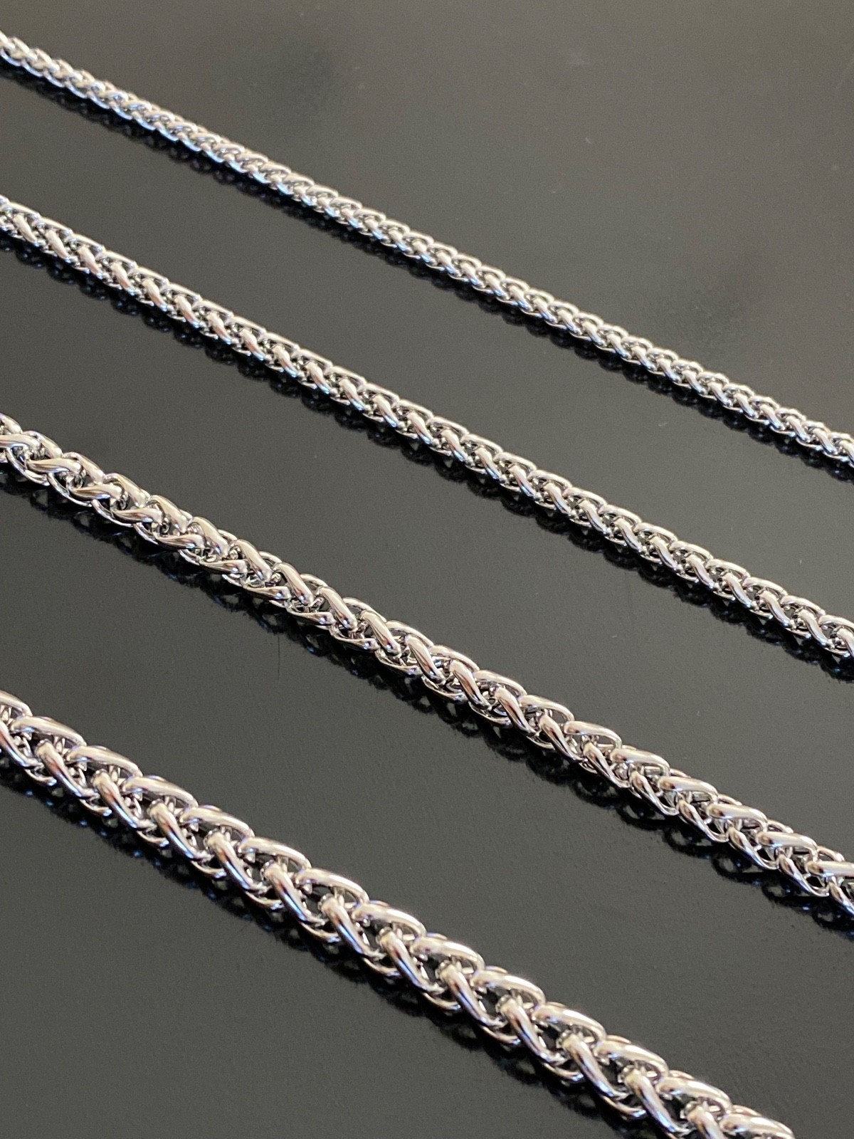 Stainless Steel Wheat Chain Necklace
