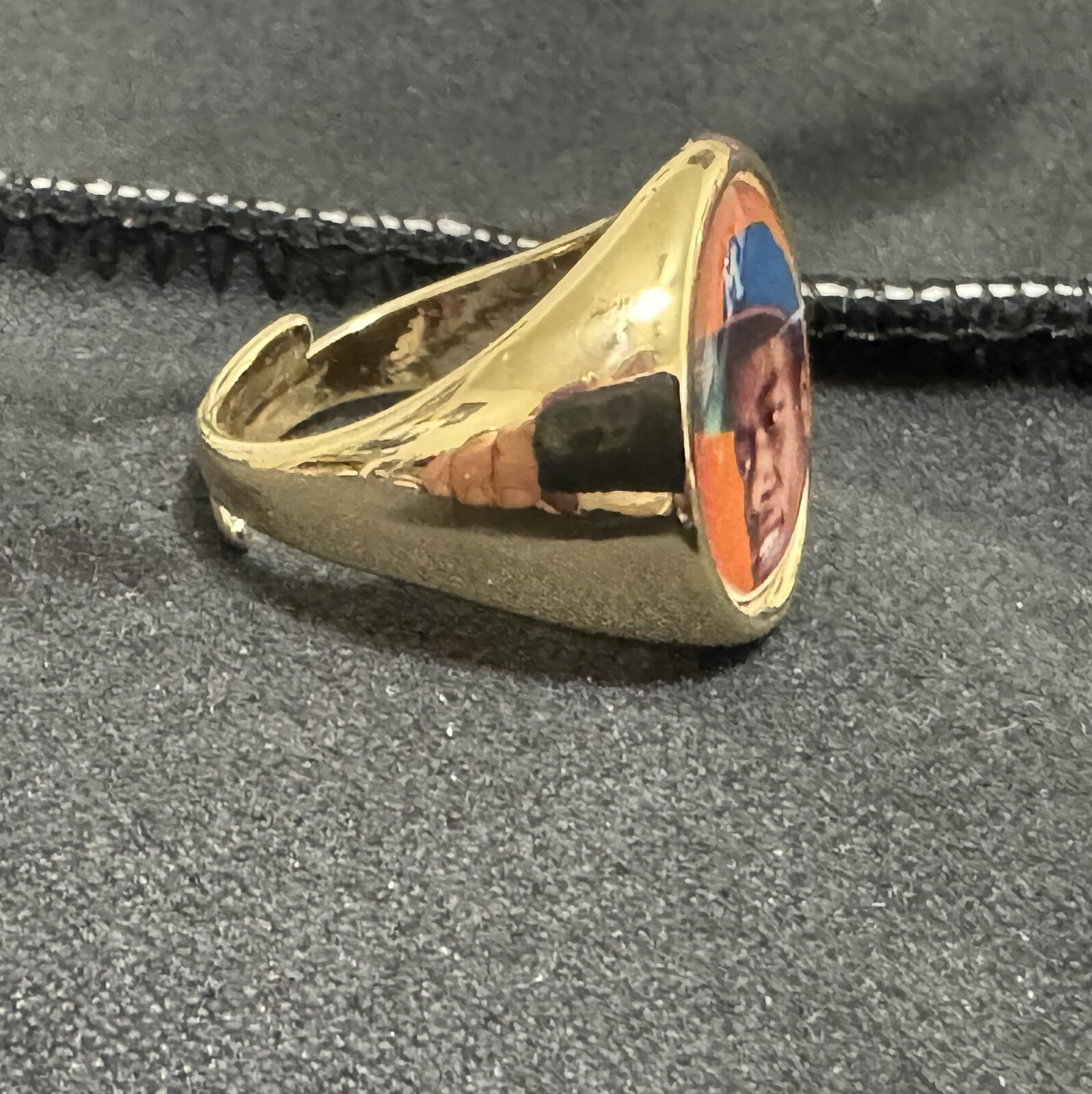 TWELVE (12) CUSTOM COMMEMORATIVE CUSTOM RINGS – ADJUSTABLE