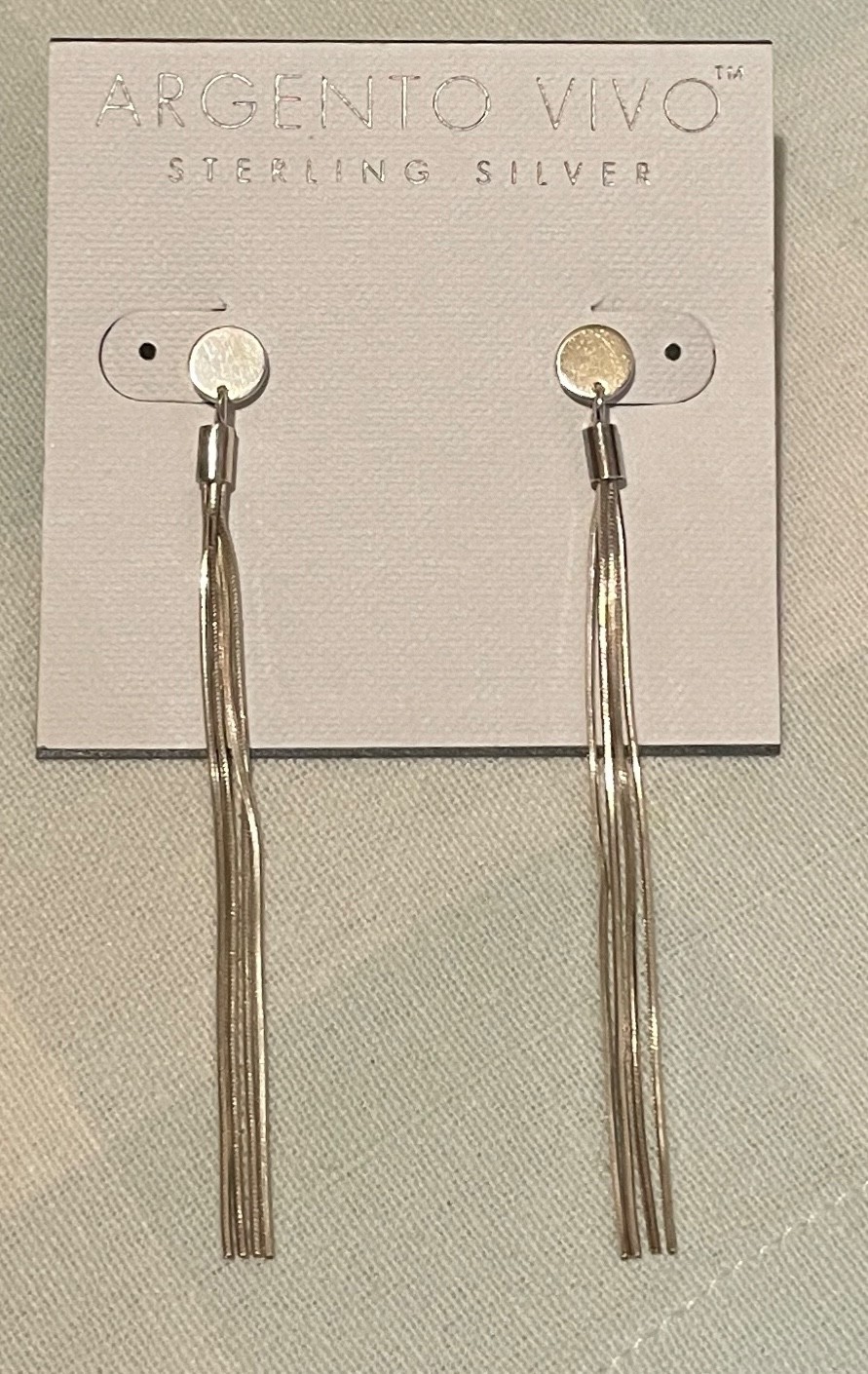 Dyadema Tassel earrings sterling silver 925 Made in Italy