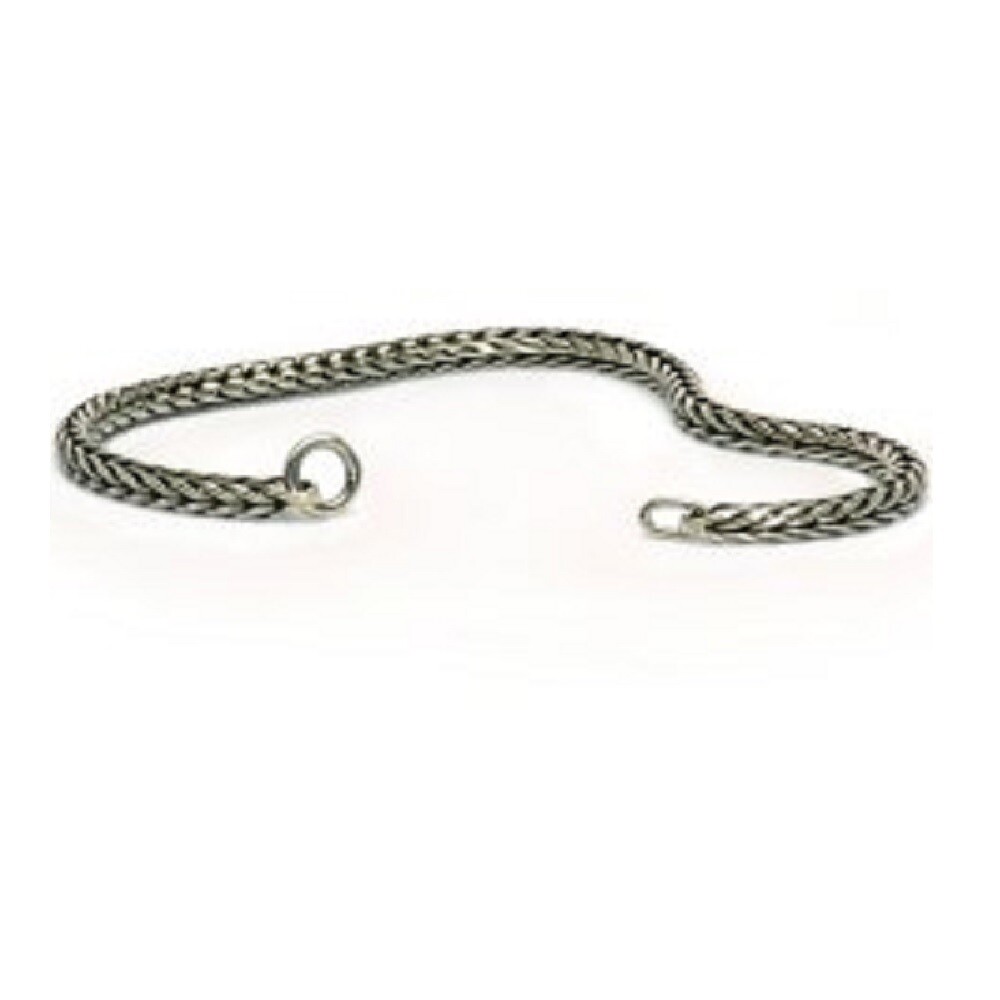 Trollbeads Original Foxtail 15219 Bracelet Silver 7.5 (6.5 actual) inch *0