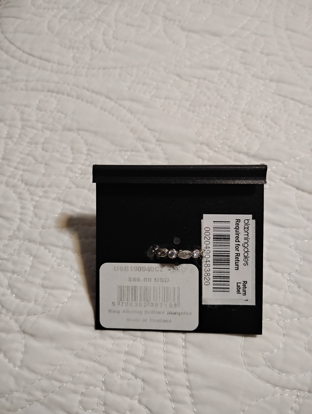 Retired Pandora Alluring Brilliant Marquise Band Ring, Size 7