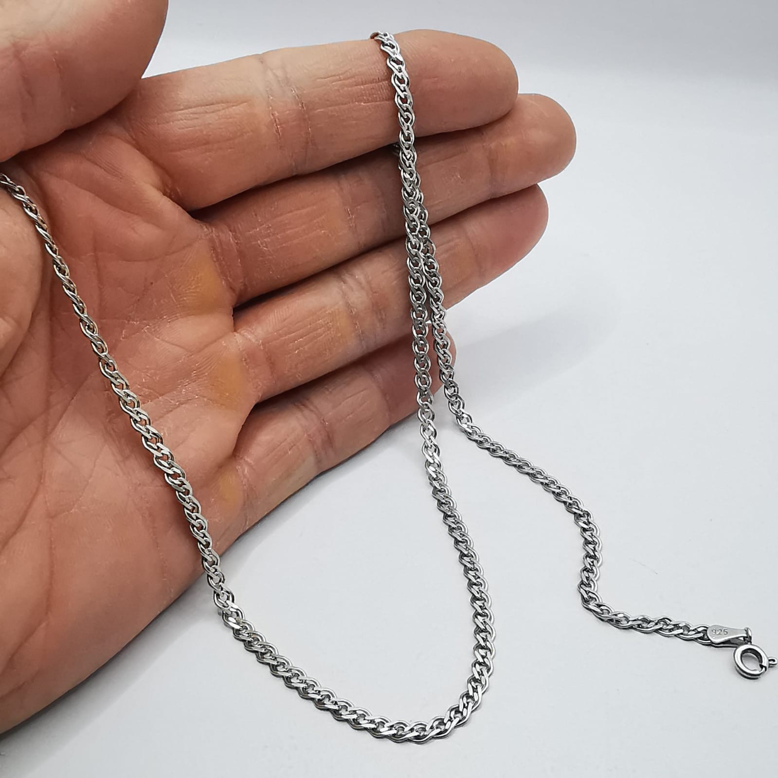 Vintage Sterling Silver 925 Women’s Men’s Jewelry Chain Necklace Signed 8.23g