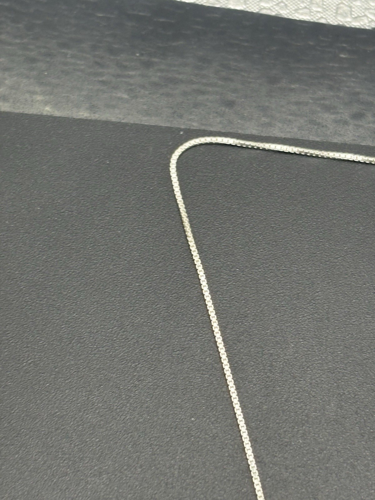 18″ Sterling Silver Cubic Zirconia Ladder Pendant Necklace 4 Grams F17