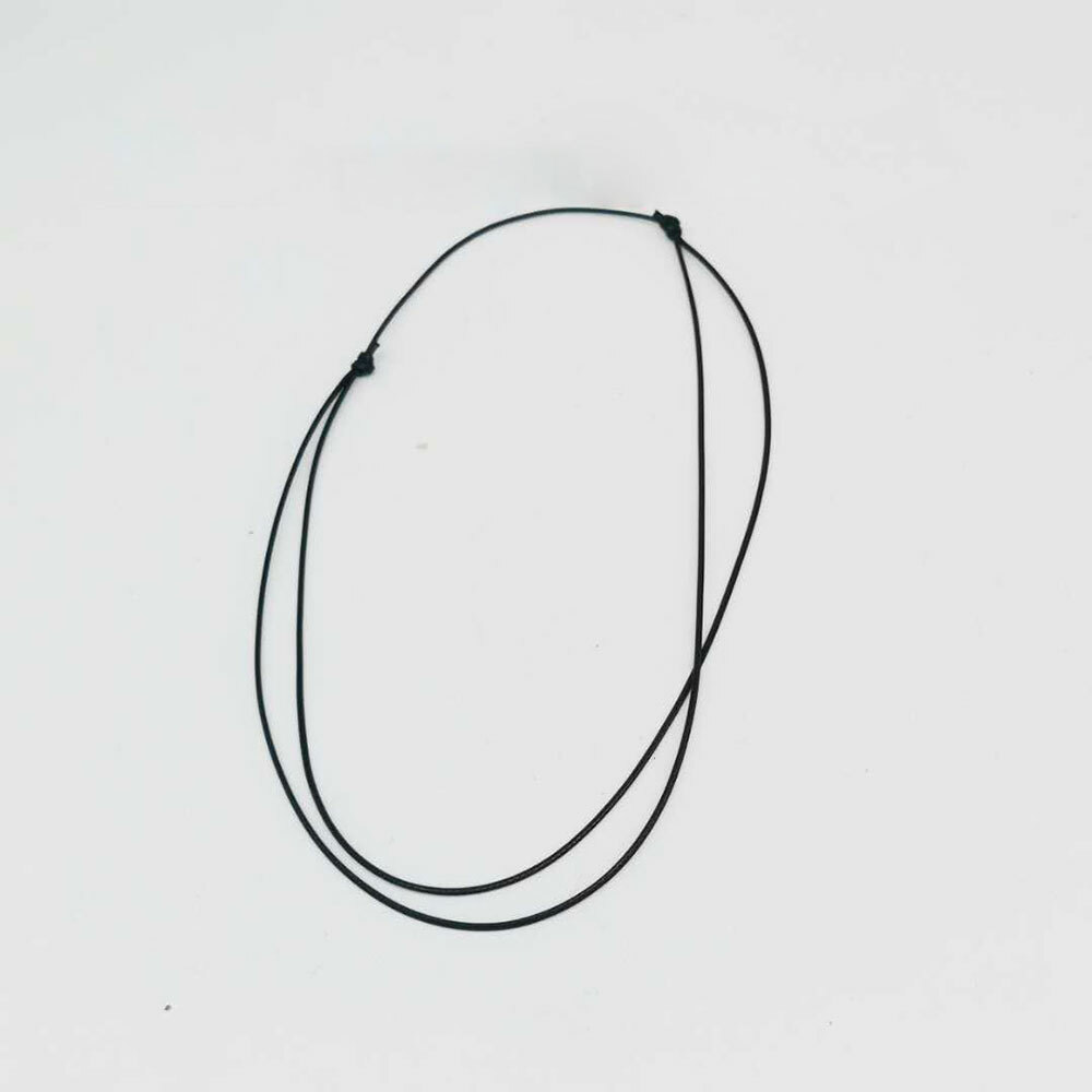30PCS Handmade Black Korea Waxed Cord Necklace 16-32 inch Adjustable NEW ++